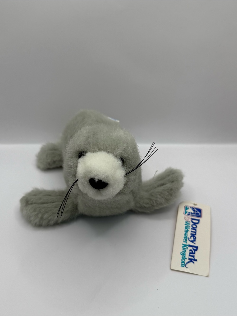 BJ Toys Dorney Park Grey Seal Stuffed Animal Plush